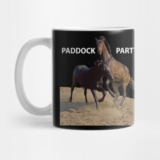 Paddock Party - Funny Horse Graphic Mug